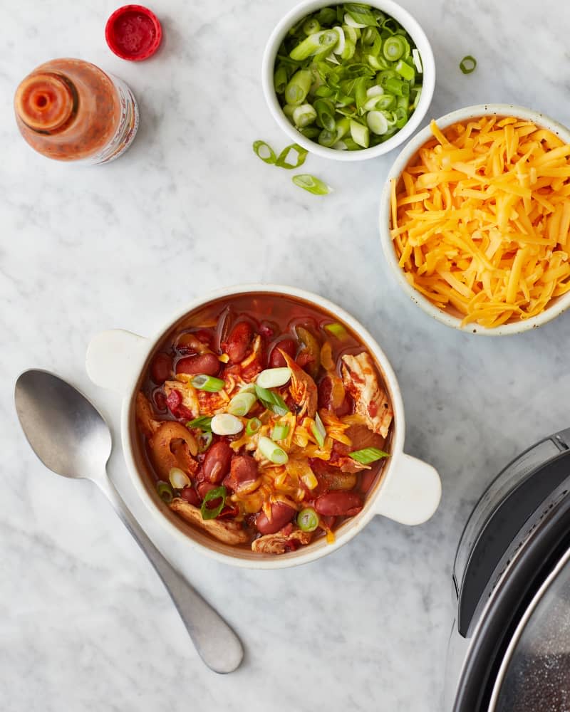 Slow Cooker Chicken Chili 