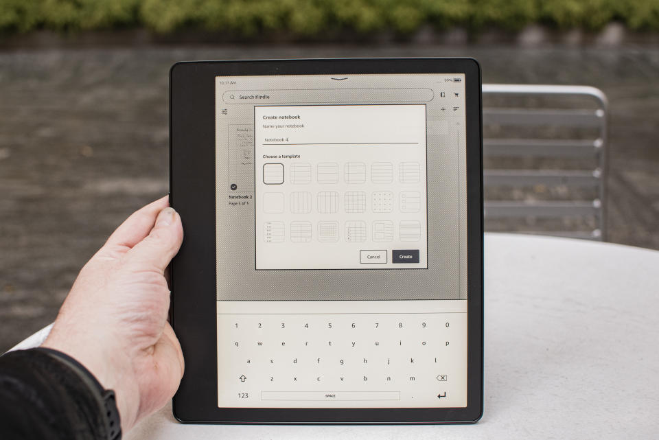 Amazon Kindle Scribe e ink writing tablet