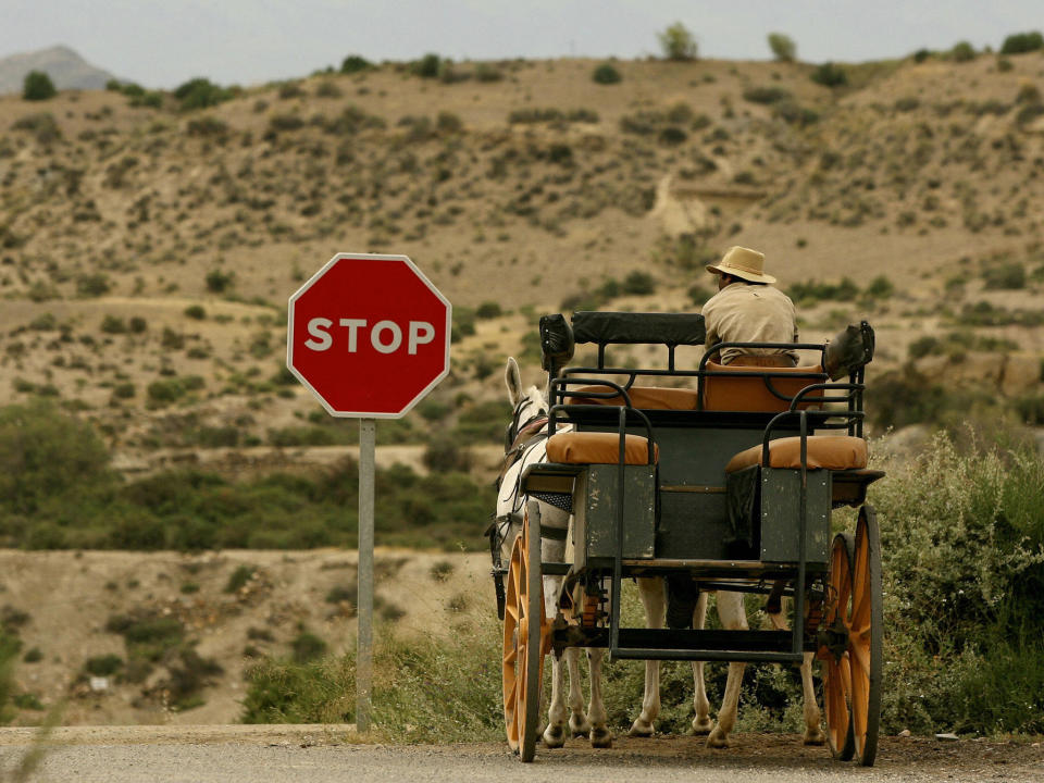 Almeria in southern Spain is one of the areas that could be most affected by desertification: AFP