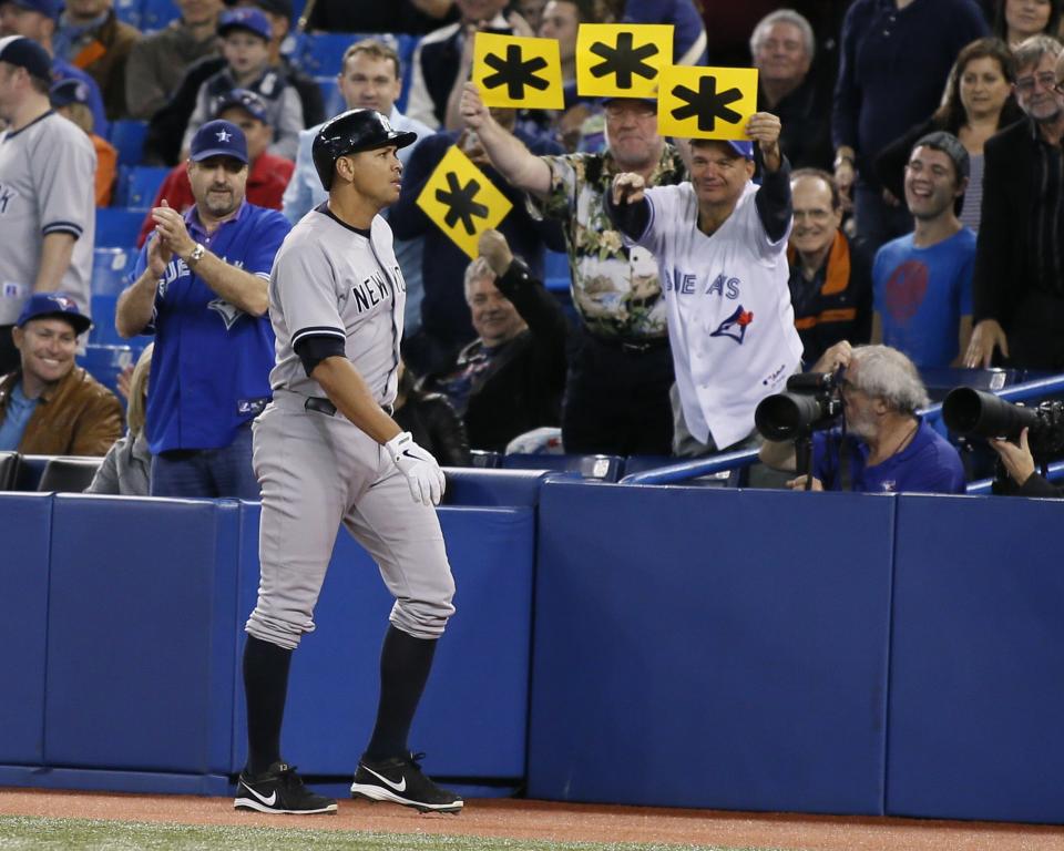 Rodriguez was derided by opposing fans after an MLB investigation resulted in a 211-game ban for violating the league's drug policy. He continued to play during the 2013 season while appealing the suspension and eventually sat out all of 2014.