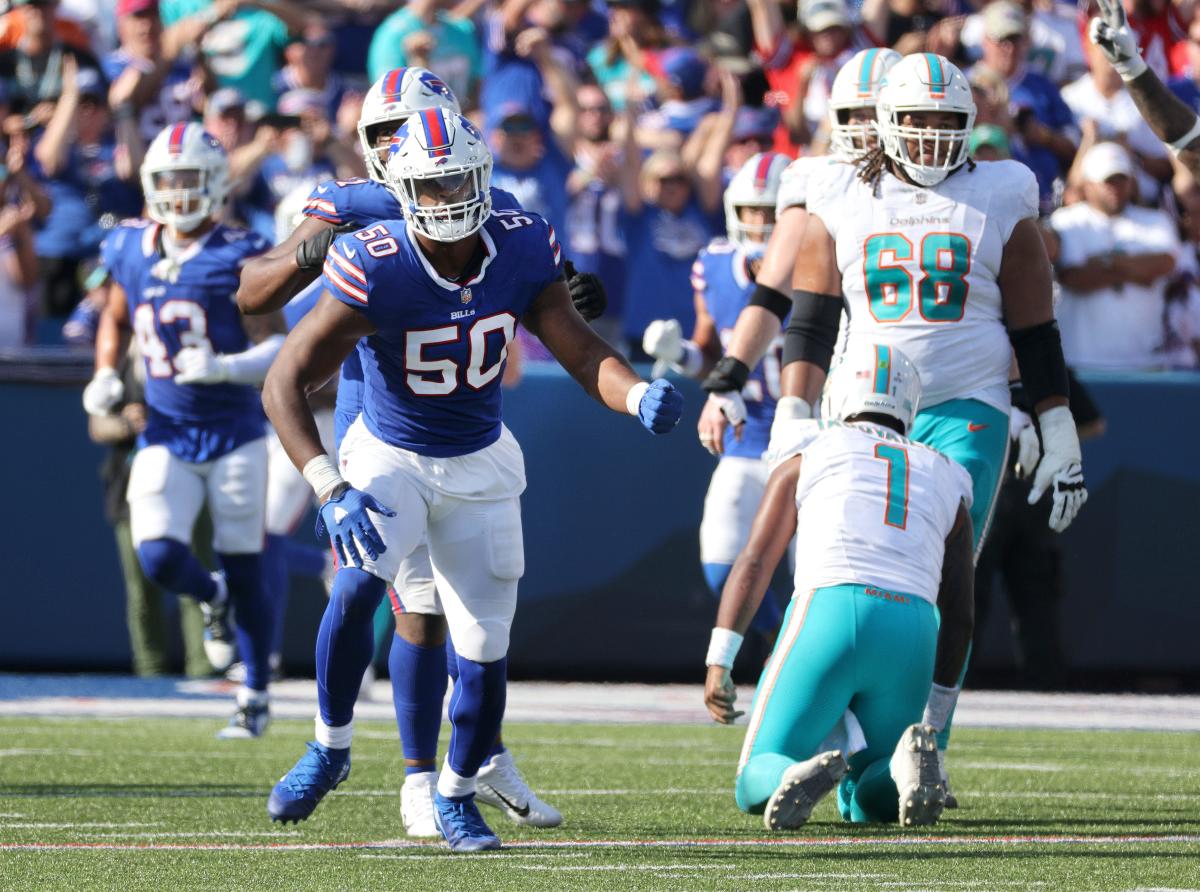 Miller makes presence felt during 1st 6 games with Bills