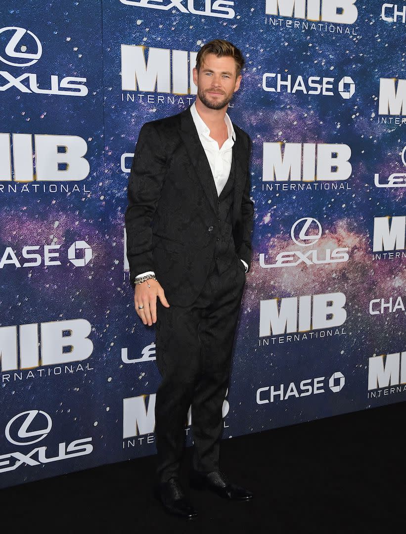 Chris Hemsworth at the 'Men in Black' New York premiere