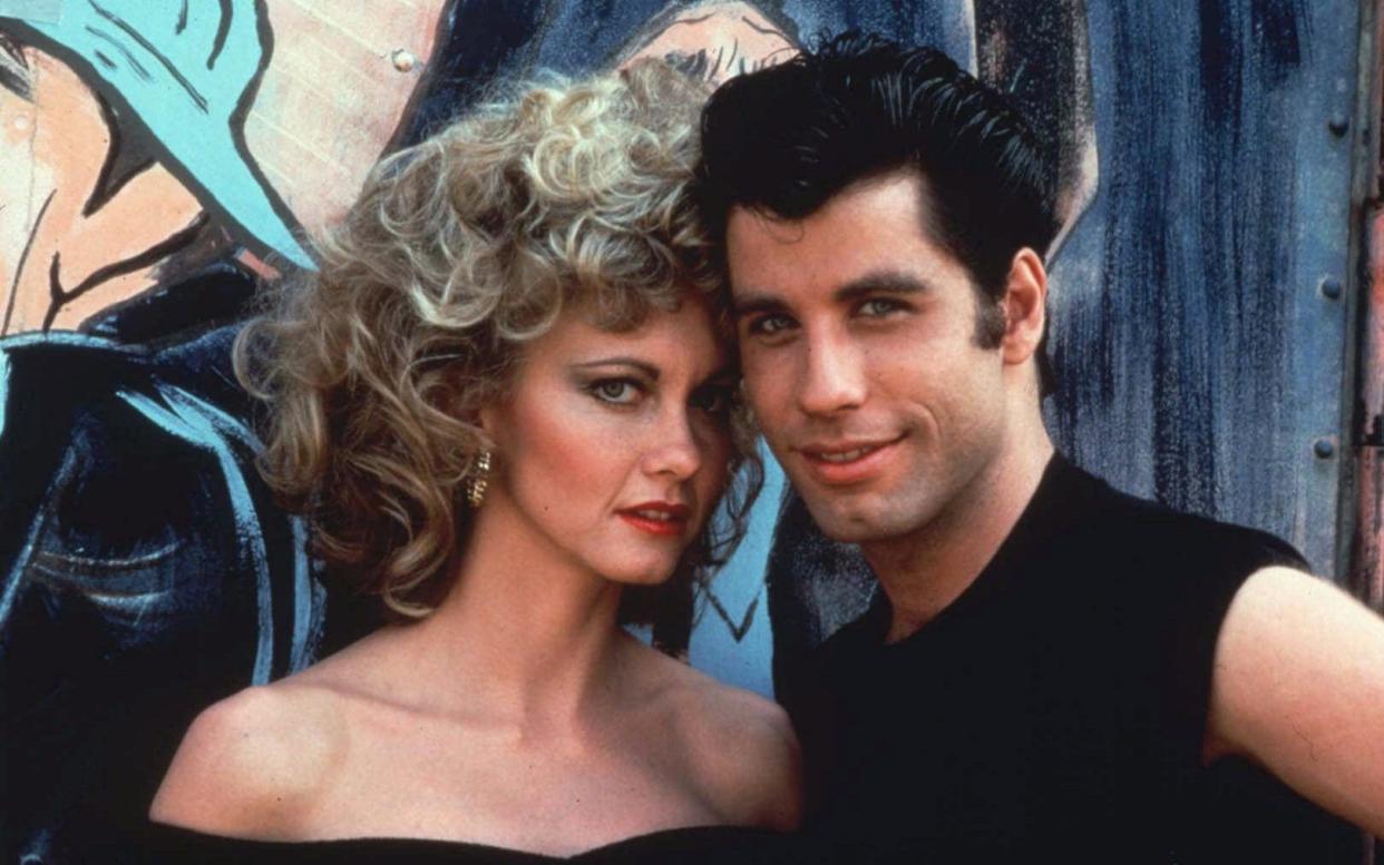 Olivia Newton-John and John Travolta in Grease (Credit: Paramount)