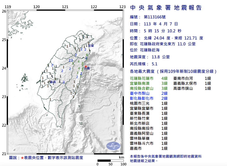 （圖／中央氣象署）