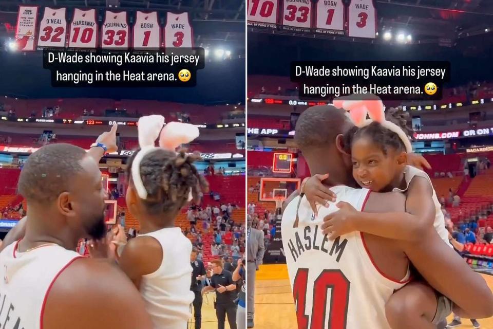 Dwyane Wade/Instagram Dwyane Wade and daughter Kaavia