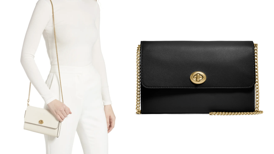 This dainty Coach crossbody bag will elevate any outfit.