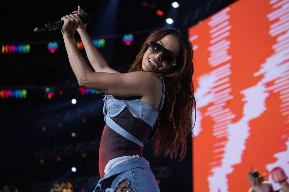 Anitta performs in Salt Lake City, Utah, in May 2022.