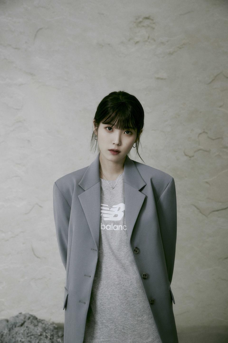 IU is New Balance's ambassador. PHOTO: New Balance