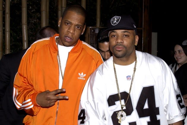 Jay-Z and Damon Dash  - Credit: Ray Mickshaw/WireImage