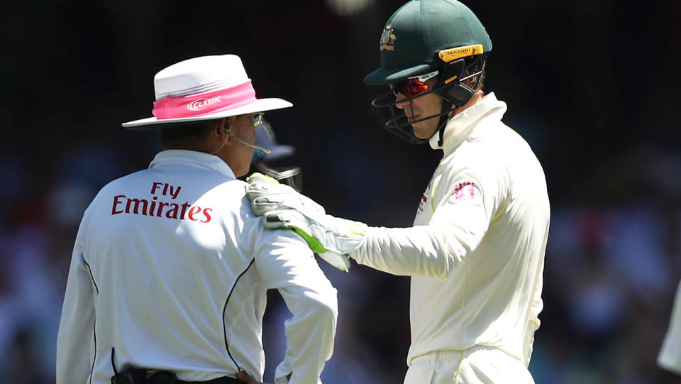 The umpiring is under fire at the SCG. (Photo by Ryan Pierse/Getty Images)