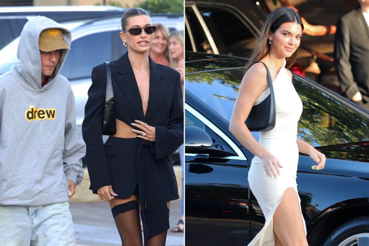 Justin Bieber and Hailey Bieber were seen arriving at 818 tequila party; Kendall Jenner is seen on August 18, 2022 in Los Angeles