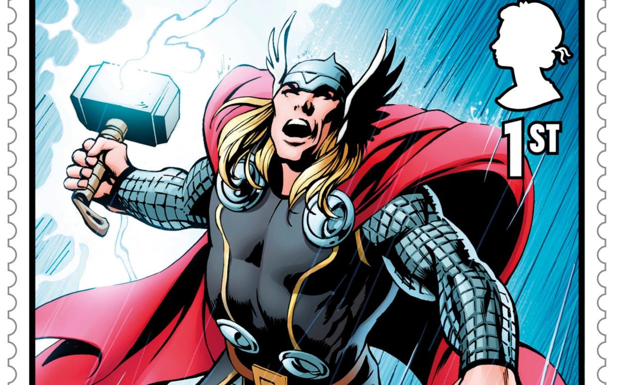 Thor superhero stamp  - PA