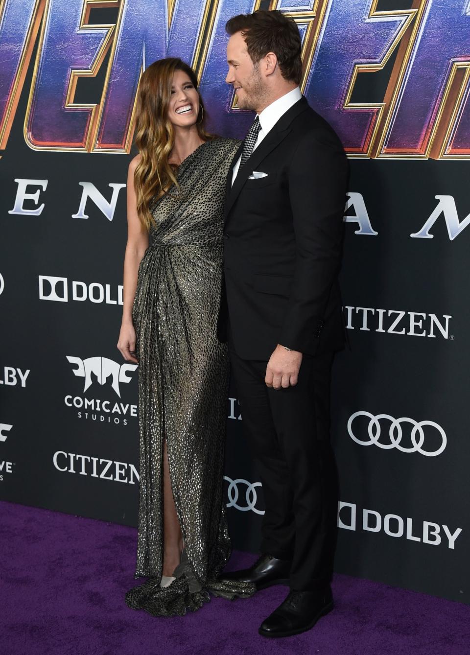 Newly-engaged: Chris Pratt and Katherine Schwarzenegger (Jordan Strauss/Invision/AP)