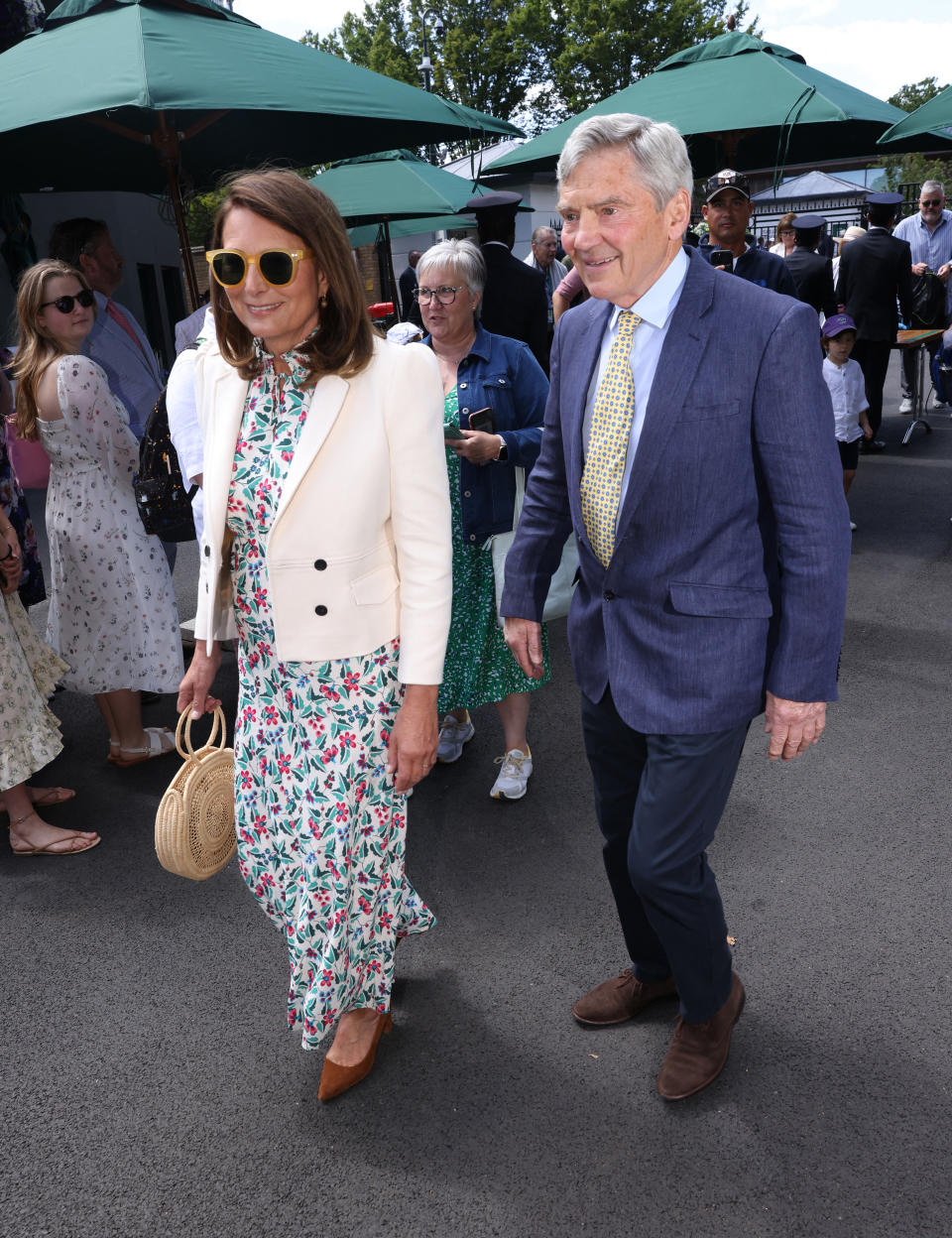 Carole et Michael Middleton à Wimbledon