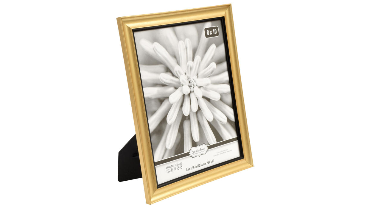 Special Moments Concave Gold Picture Frames with Black Inner Edge, 8x10