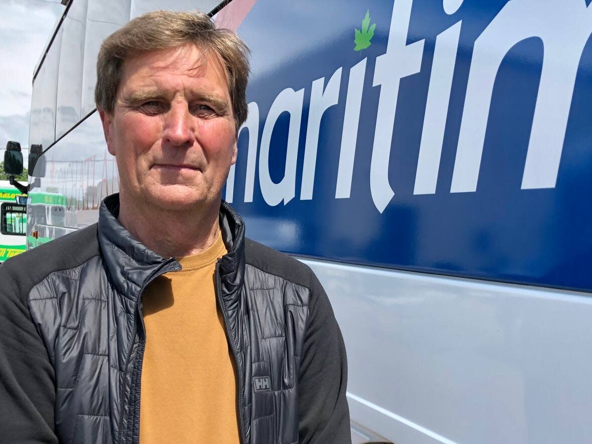 Mike Cassidy is the owner of Maritime Bus and Coach Atlantic. (Steve Bruce/CBC - image credit)