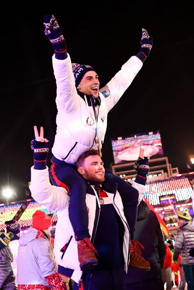 Adam Rippon (top) and Gus Kenworthy