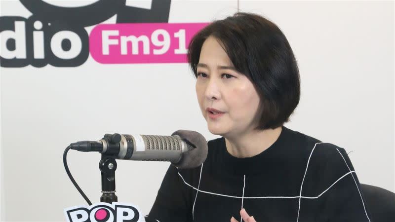 王鴻薇《POP撞新聞》接受平秀琳專訪。（圖／POP撞新聞提供）