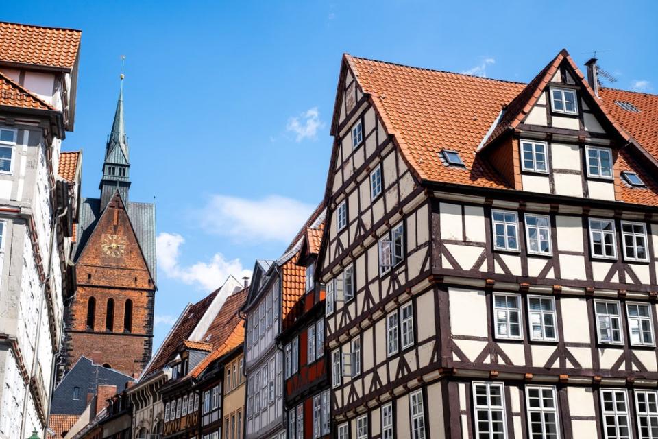 Half-timbered houses in Hannover’s old city (Jennifer Curcio)