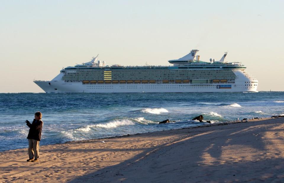 The 20-year-old jumped from a deck of the Liberty of the Seas — the 35th-largest cruise ship in the world. AP
