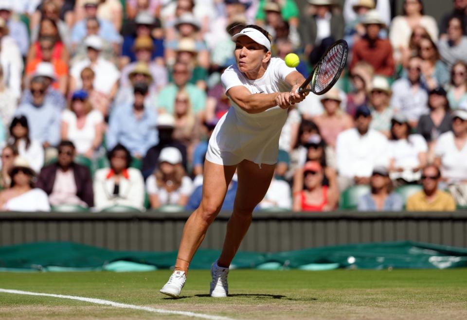 Simona Halep was outplayed in the semi-final (John Walton/PA) (PA Wire)