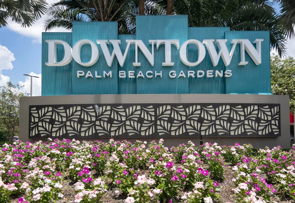 Downtown Palm Beach Gardens on July 6, 2023 in Palm Beach Gardens, Florida. 