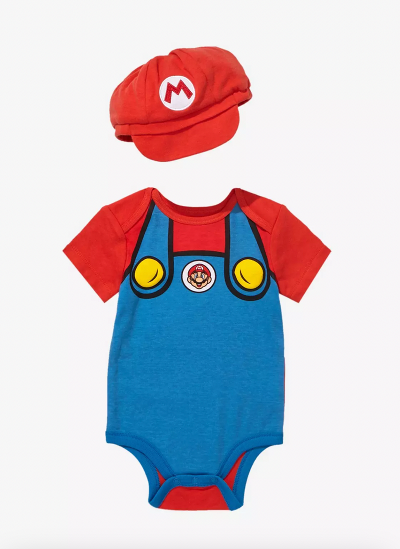 Nintendo Super Mario Bros. Mario Baby Onesie x BoxLunch