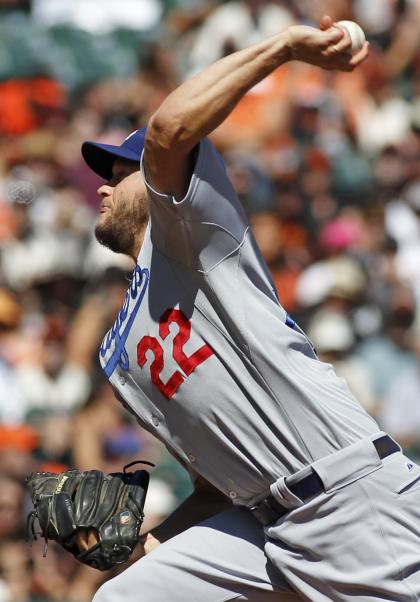 Clayton Kershaw became the first pitcher this season to reach 19 wins. (AP)