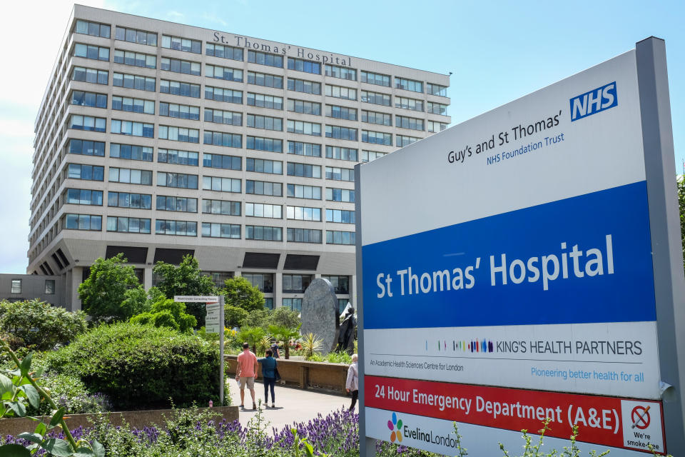 St Thomas' was among a number of London hospitals hit by the cyber attack (Trevor Mogg/Alamy/PA)