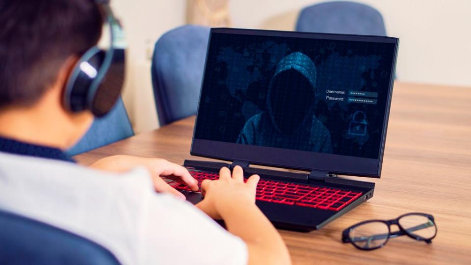 Virtual scammers can easily gather a kid’s private information via their online activities. Getty Images