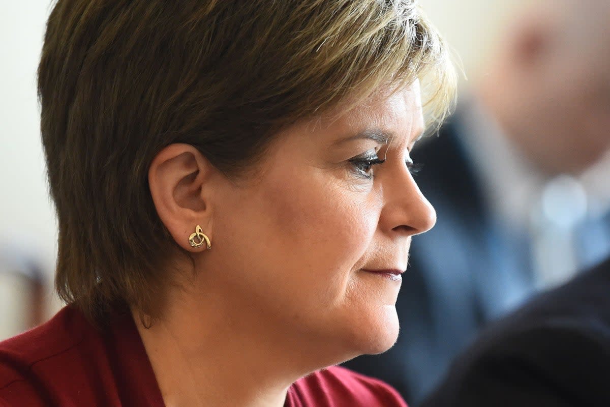 Nicola Sturgeon said she will dedicate the book to her late uncle, who was a journalist (Andy Buchanan/PA) (PA Wire)