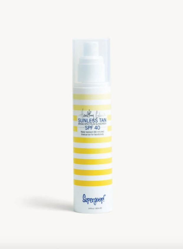 <p>Supergoop Healthy Glow Sunless Tan, $38, <a href="https://rstyle.me/+7zCSDv_qQhBlzuDhXm1Hcg" rel="nofollow noopener" target="_blank" data-ylk="slk:available here;elm:context_link;itc:0;sec:content-canvas" class="link ">available here</a>.</p>