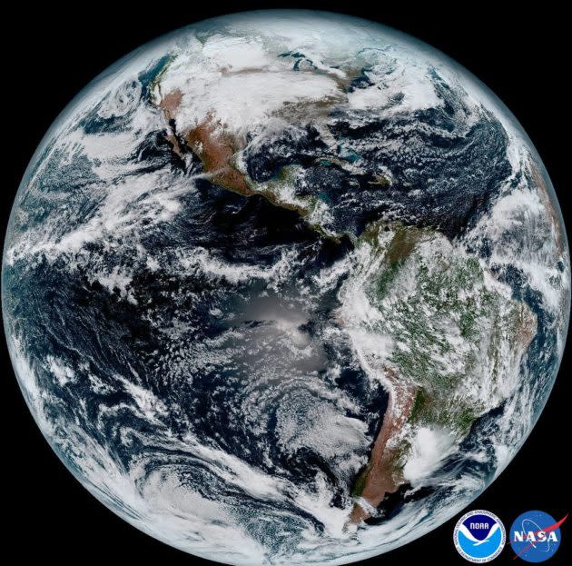 Full disk from GOES-16