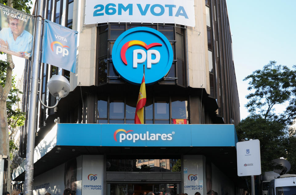 Polémica con los casos de corrupción del PP. (Photo by Jesús Hellín/Europa Press via Getty Images) .