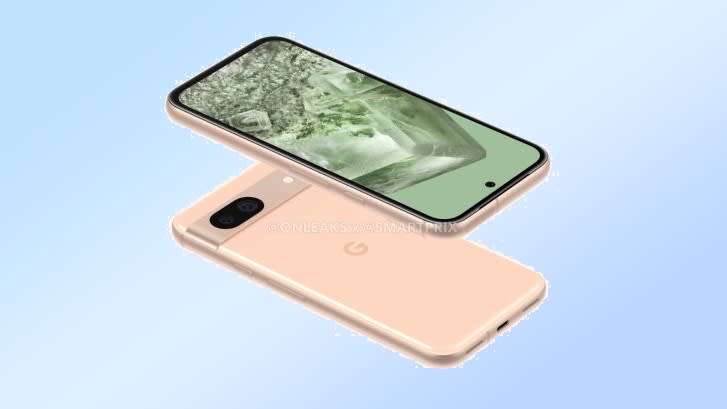  Google Pixel 8a leaked render from @OnLeaks. 