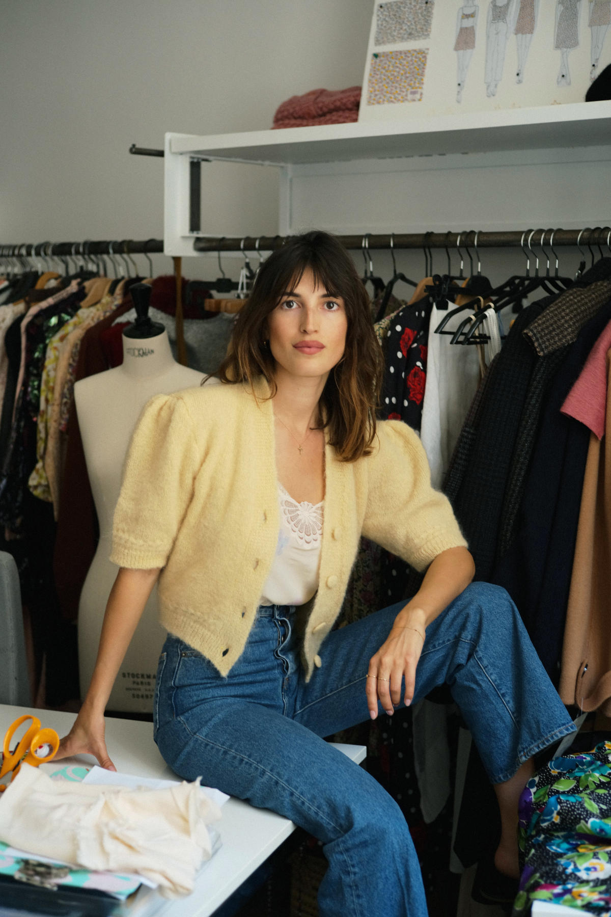 Jeanne Damas shows us her new boutique, Rouje and restaurant, Chez Jeanne