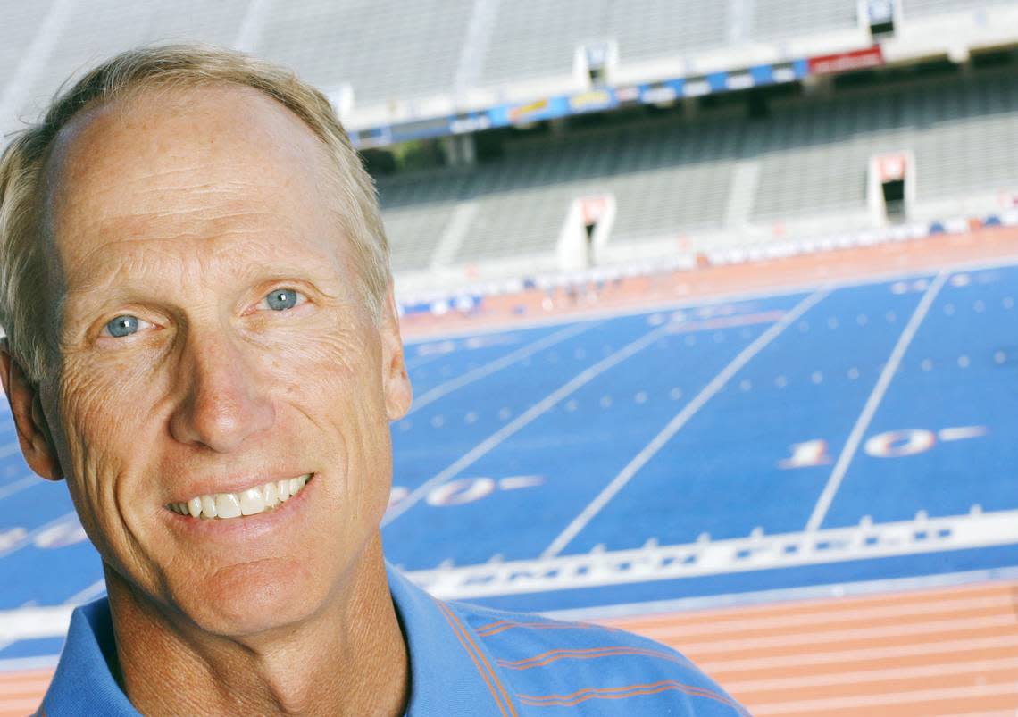 Former Athletic Director Gene Bleymaier was selected for the Boise State Athletics Hall of Fame Class of 2020.