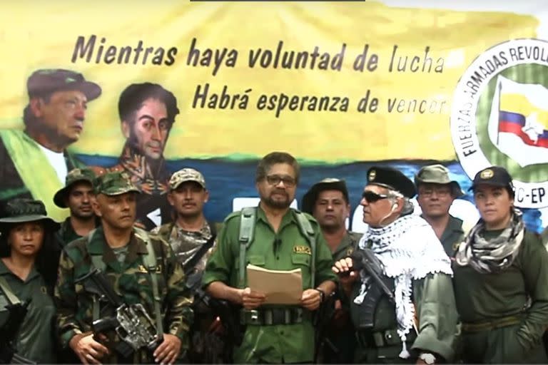 Iván Márquez y otros disidentes de las FARC anuncian la vuelta a las armas, en 2019  