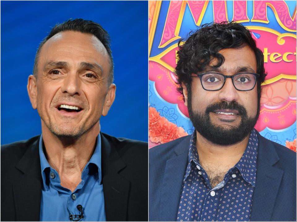 Hank Azaria (left) and Hari Kondabolu (Getty Images)