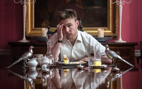 Tom Houghton performs at the Pleasance Dome