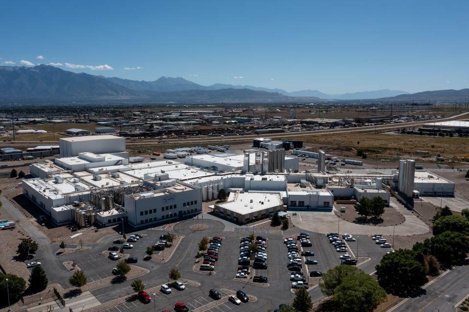 The Danone North America facility in West Jordan is pictured on Thursday, Sept. 7, 2023. | Spenser Heaps, Deseret News