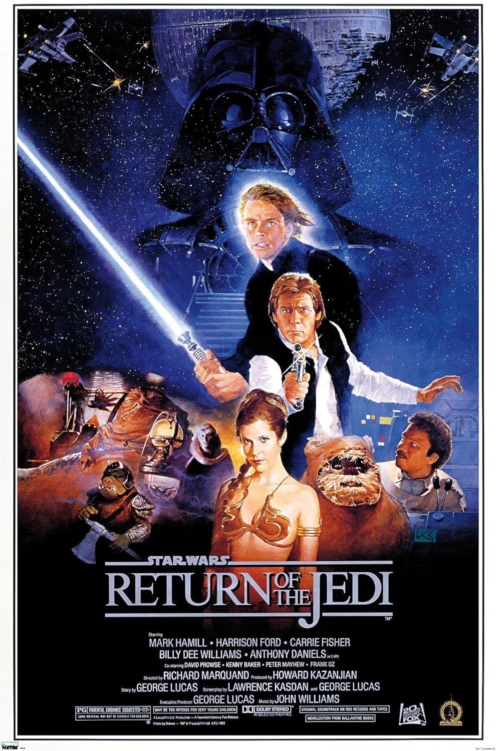 Movie poster for the 1983 film, Return of the Jedi