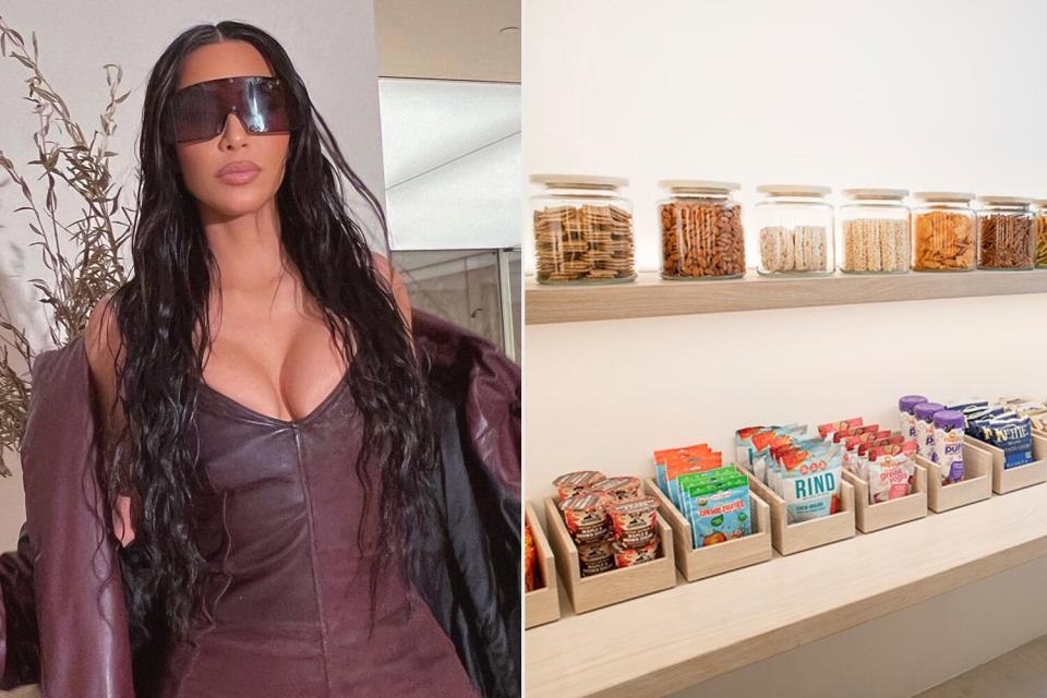 Kim Kardashian Reorganized Pantry