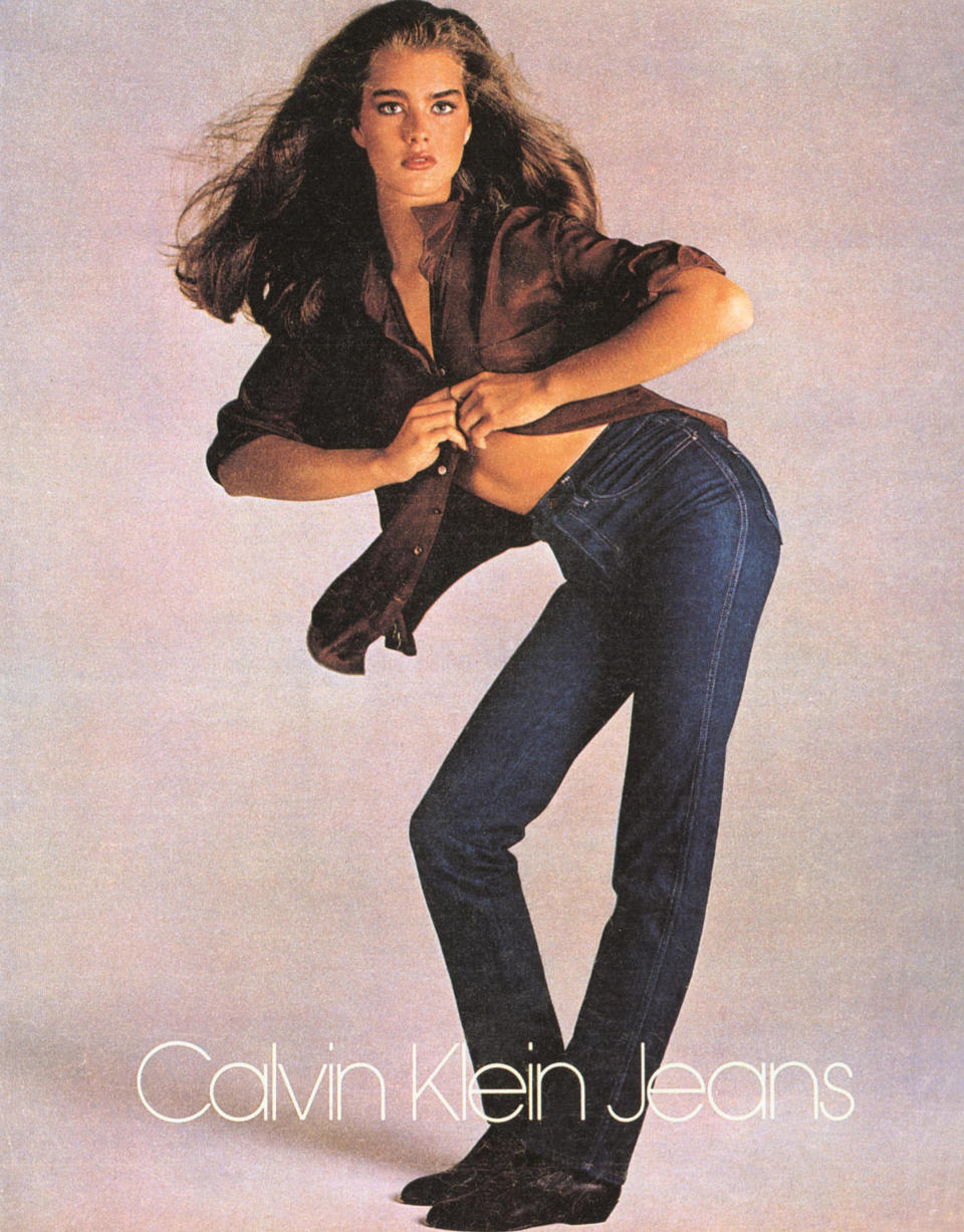 Brooke Shields Calvin Klein jeans ad (Alamy Stock Photo)