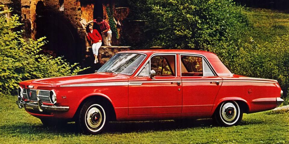 <p>The first-generation Valiant had a design only a mother could love, but by the mid-1960s, it was updated and looking pretty good. It was sold in several different body styles, including a convertible, and the engines are famous for lasting forever. On a budget, you can't go wrong here. </p>