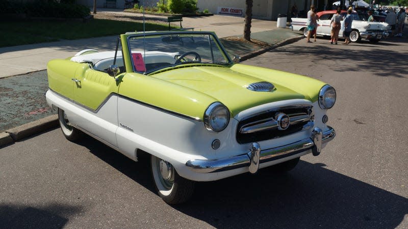 1954 Nash Metropolitan Convertible at the Minnesota State Fairgrounds