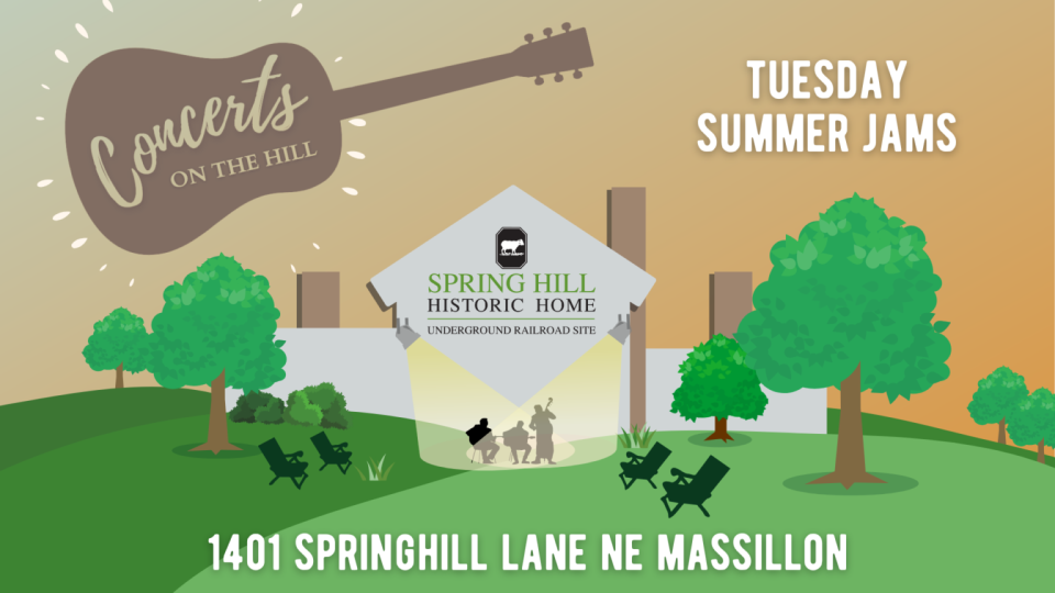 Spring Hill Historic Site will host a Concert on the Hill on Aug. 8 featuring Rock Salt & Nails. The 6:30 p.m. concert is free and open to the public.