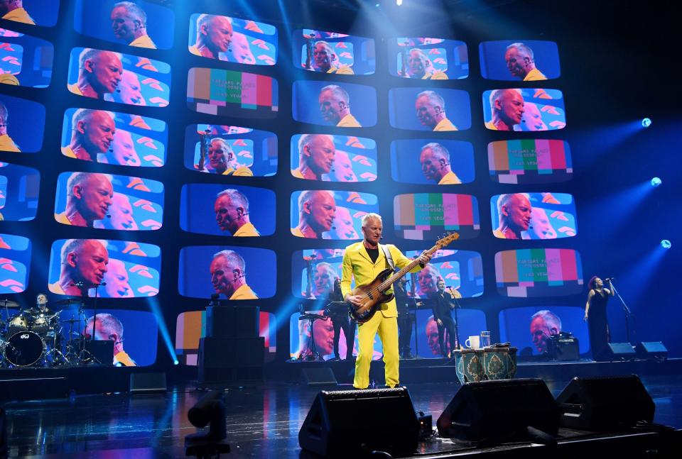 Sting will return for a second round of dates at The Colosseum at Caesars Palace in June 2022.