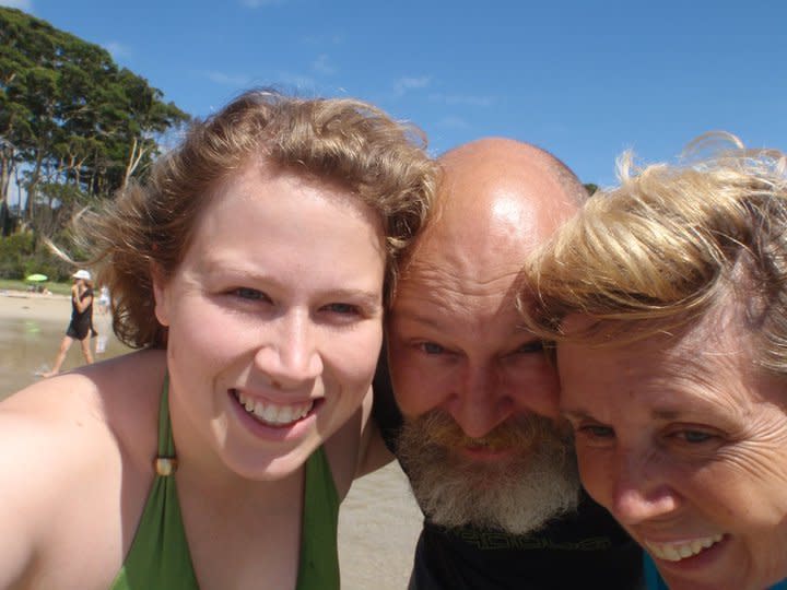 <strong>On the beach, around 2010. Lots of Jacquie around. She can't remember too much though.</strong>