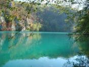 The crystal blue waters of the lakes